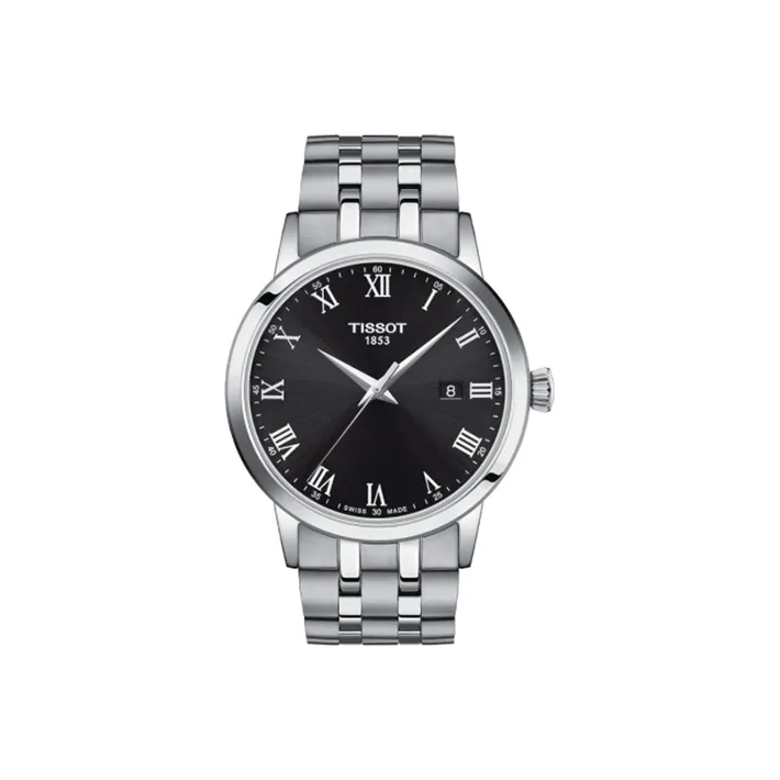 TISSOT Quartz Механизм Мужские Часы серии Mengyuan 42 мм Черные