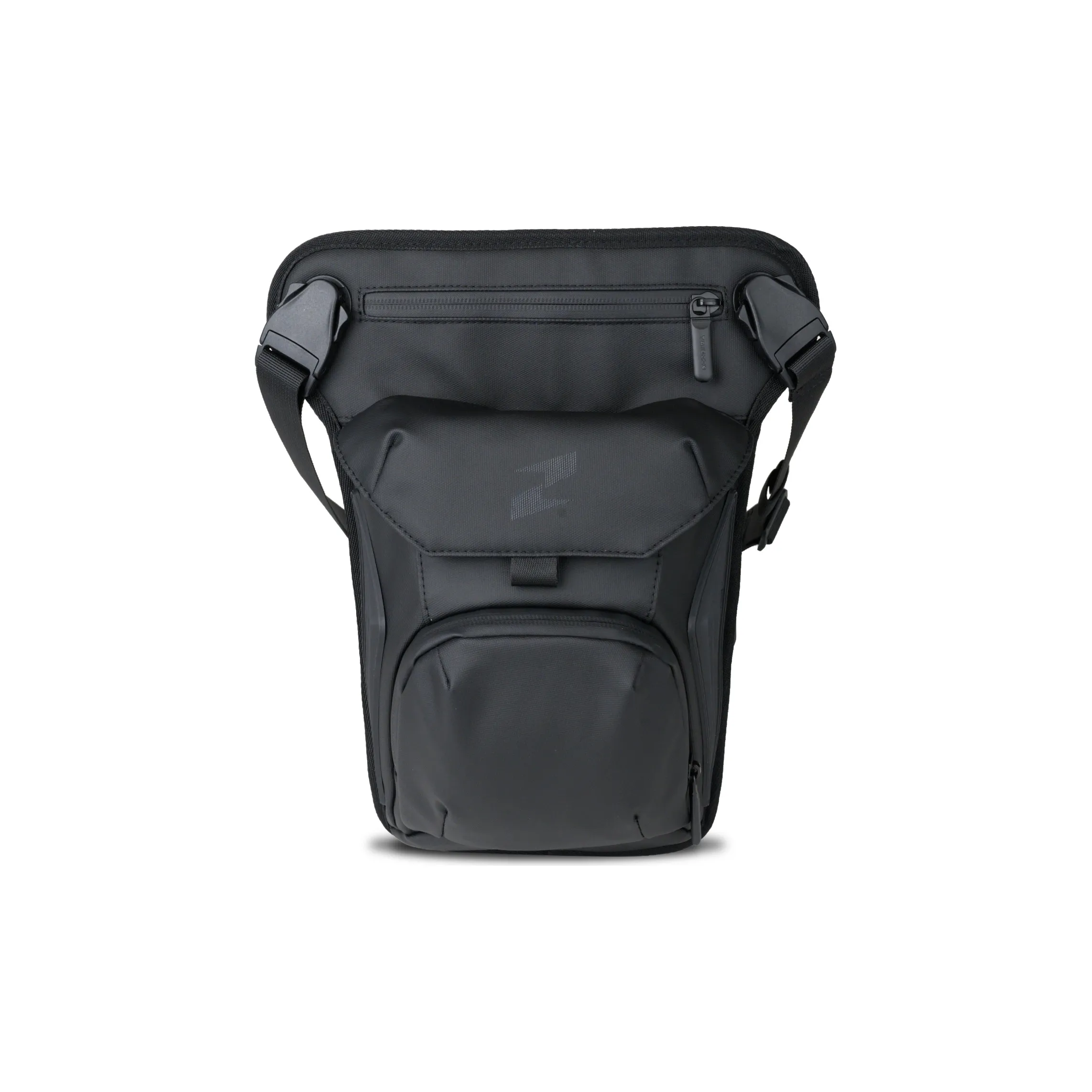 TAJEZZO Бедро Сумка Сумка через плечо Sling Сумка На открытом воздухе Сумка PVC Черный Унисекс