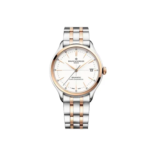 Baume & Mercier Автоматический Механический Movement Мужские Часы Creighton Collection 40 мм Белые