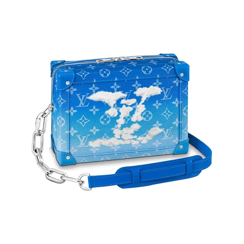 LOUIS VUITTON Soft Trunk Clouds Monogram Blue