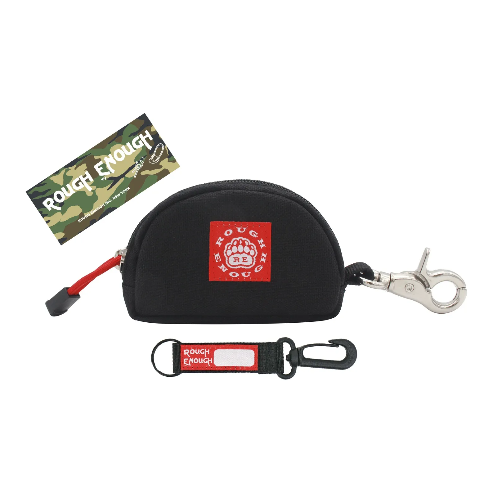 Rough Enough Портативный держатель для карт Key Pouch Coin Purse Подвесная сумка Unisex Multicolor