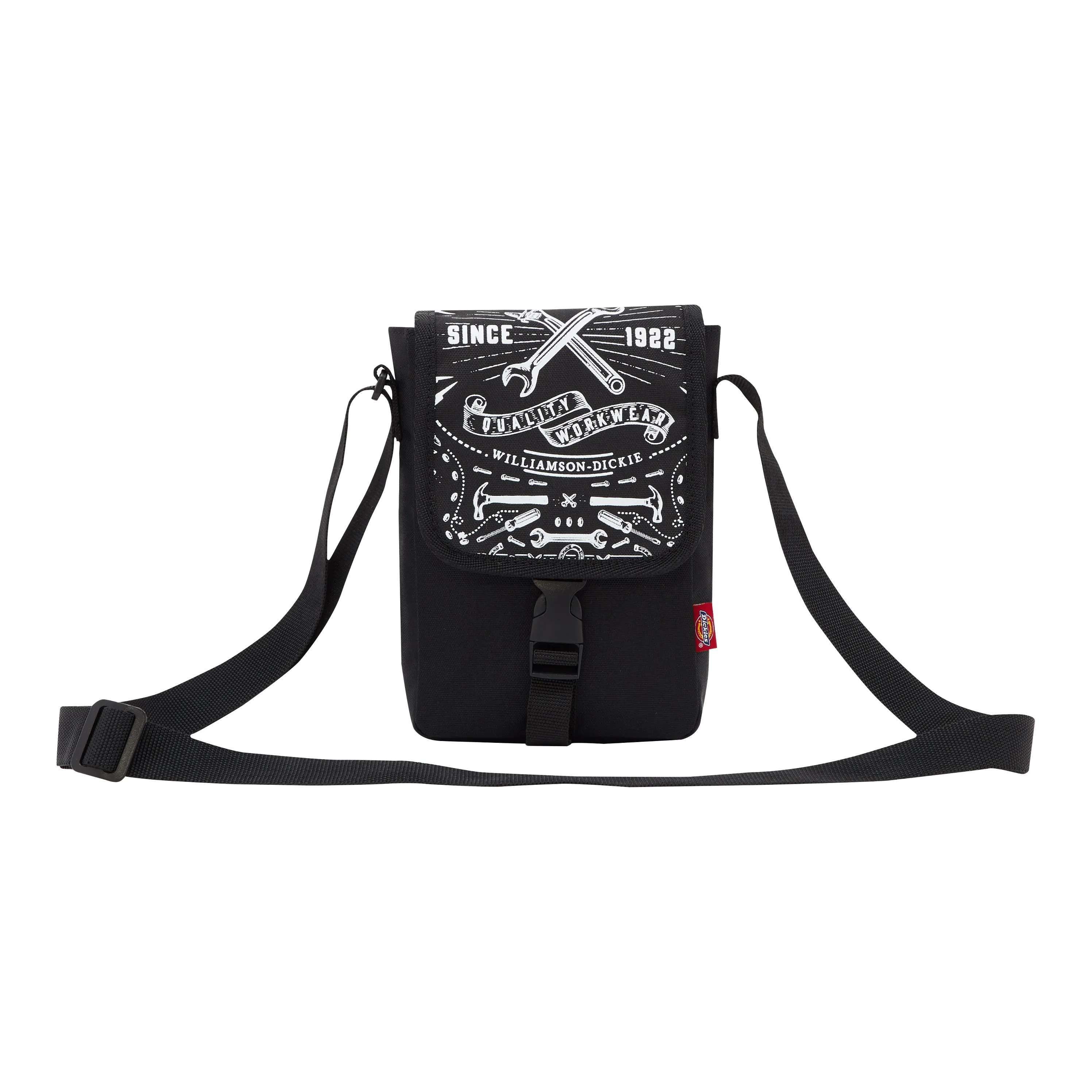 Dickies Водонепроницаемая ткань сумка через плечо унисекс черный