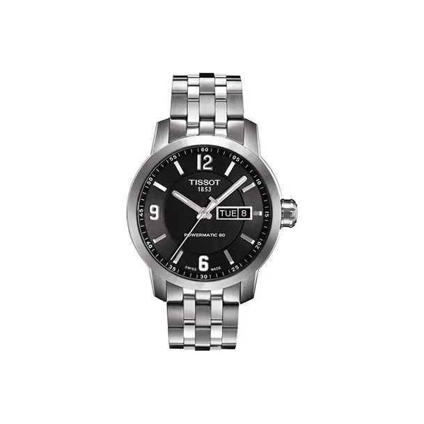 TISSOT Junchi 200 Series Automatic Mechanical Movement Men's Watches Watch 39mm Black Dial T055.430.11.057.00