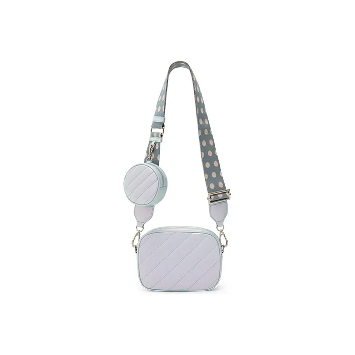 CHARLES KEITH Microfiber Synthetic Leather Маленькая Квадратная Сумка Сумка через плечо Женская Многоцветная