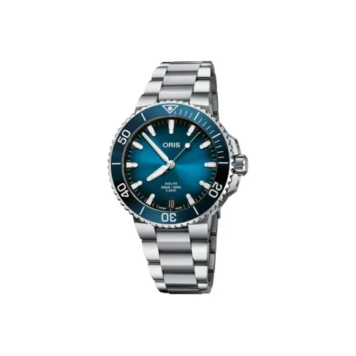Oris Автоматический Механический Movement Мужские Часы Из Коллекции Diving 41,5 мм Синие