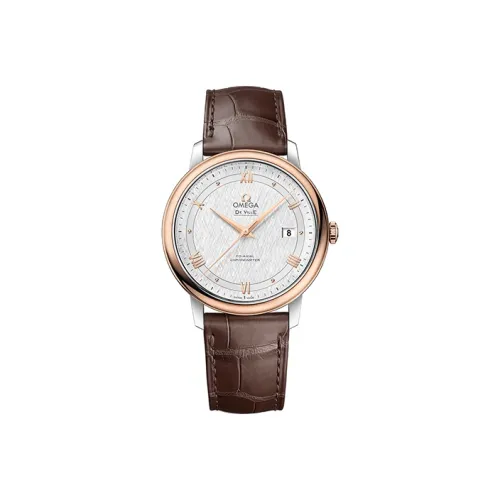 OMEGA Автоматический Механический Movement Мужские Elegant Saucer Series Часы 39,5 мм Белый