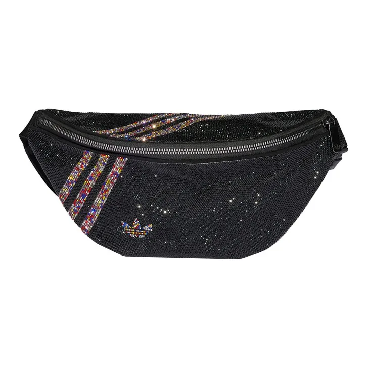 Adidas Originals Polyester One Shoulder Crossbody Fanny Pack Regular Women's Black