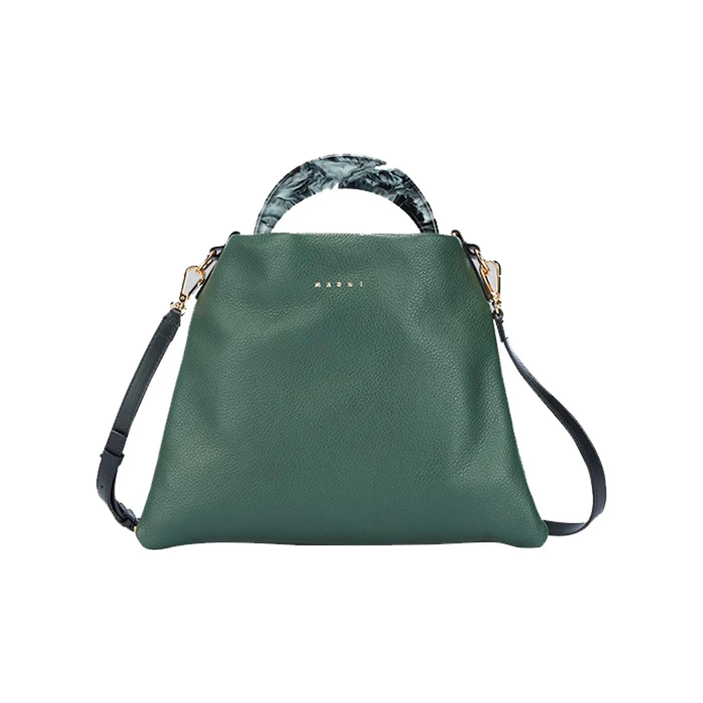 Marni Сумка через плечо из коровьей кожи сумка на плечо маленькая сумка женская зеленая