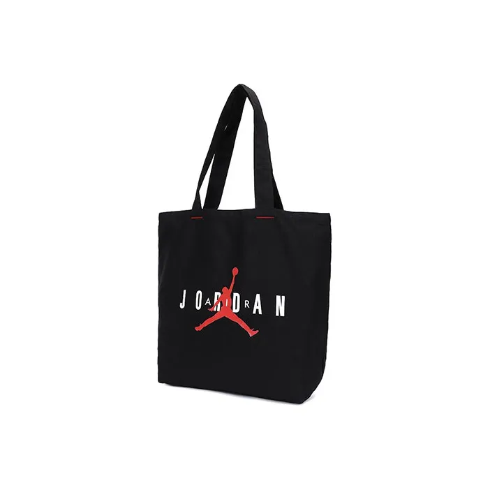 Джордан Хлопок Тоут Сумка Сумка для покупок Сумка Сумка через плечо Унисекс Черный