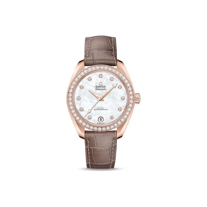 OMEGA Seahorse Collection Automatic Mechanical Movement Women's Watch Watch 34mm White Dial