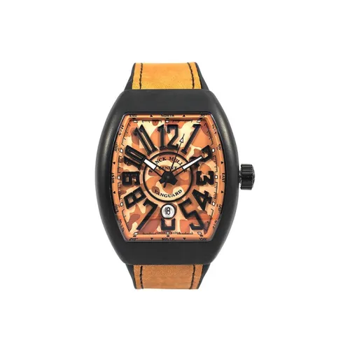 FRANCK MULLER Автоматический Механический Movement Мужские YACHTING VANGUARD Часы 44 мм Апельсиновый