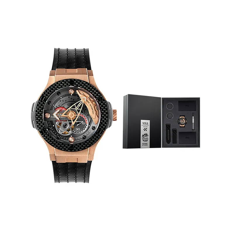 VIXA Racing Automatic Mechanical Movement Men's Watches Watch 43mm Cut-Out Dial VWMP241116-2