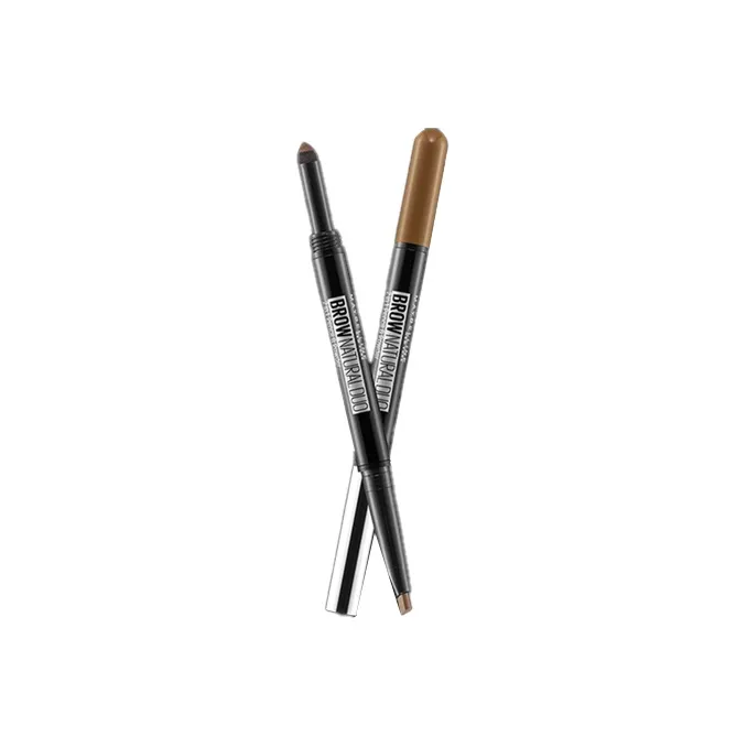 Maybelline Natural Eyebrow Карандаши 2 шт 0,11г+0,5г Eyebrow Пудра Коричневый Серый