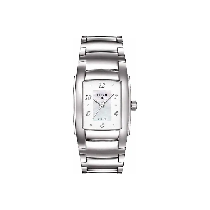 Tissot Quartz Movement Женские T Lady Collection Часы 25,4мм*31,2мм*7,35мм Белый