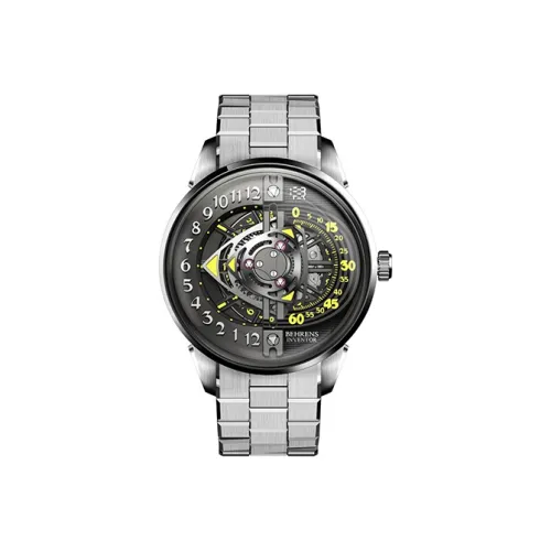 BEHRENS Механические Мужские Часы с Коллекцией Rotor, Черные
