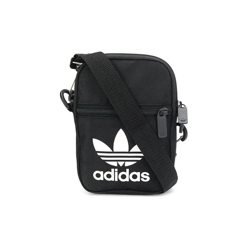 Adidas Originals Polyester Cell Phone Pouch Shoulder Bag Crossbody Bag Mini Unisex Black
