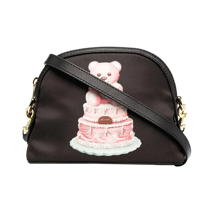 MOSCHINO Полиэстер Сумка через плечо Женская Черная