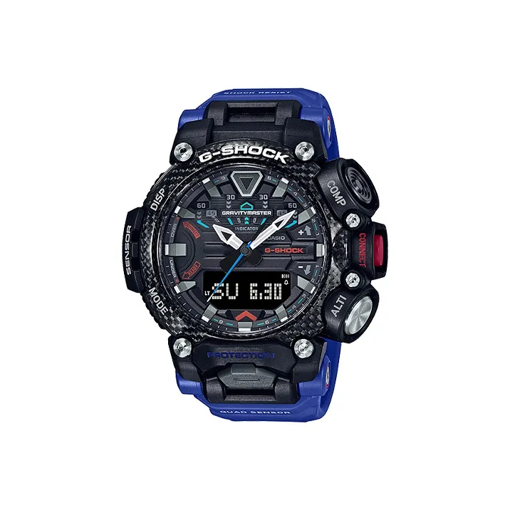 CASIO G SHOCK Collection Кварцевый механизм Смольный ремешок Часы Мужские Черный циферблат
