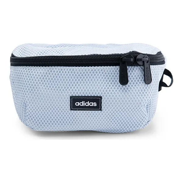 Adidas Полиэстер Спортивная Сумка Сумка через плечо Одно плечо Через плечо Бананка Обычный Унисекс Белый