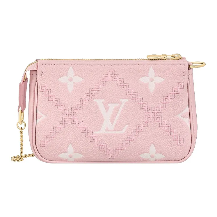 LOUIS VUITTON Mini Pochette Accessoires Pink