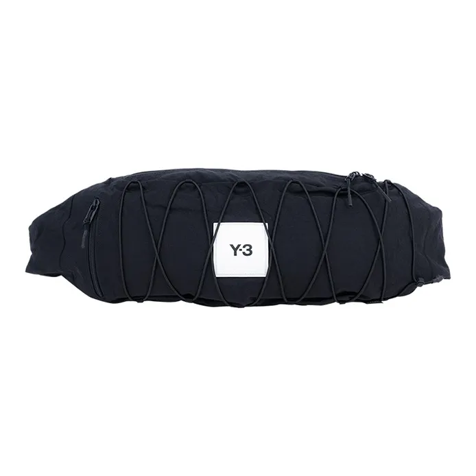 Y 3 Полиэстер Бананка Стандартная Мужская Черная