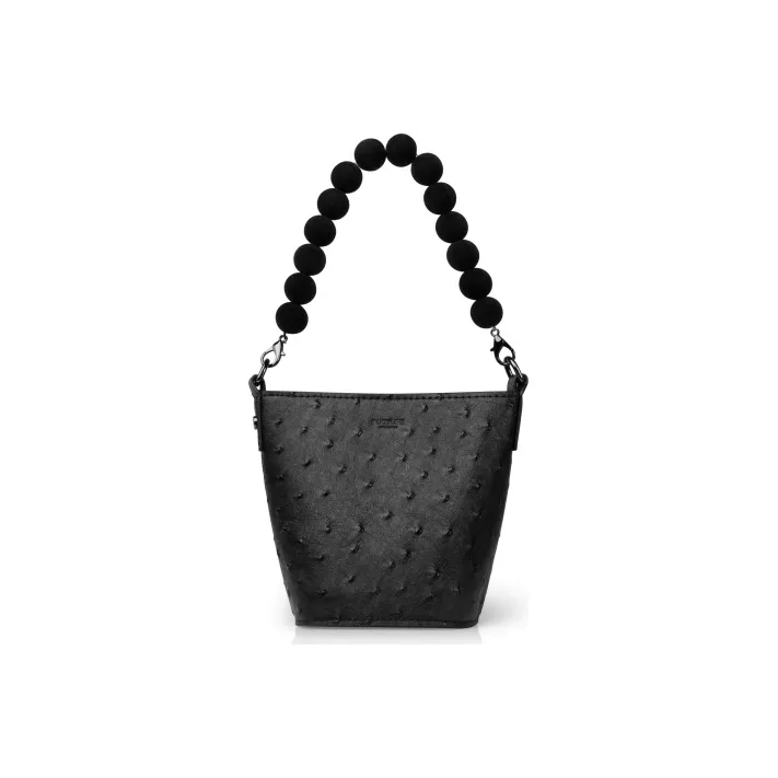 INJOYLIFE Коровья кожа Помада Сумка Ведрообразная Сумка Мини Женская Черная