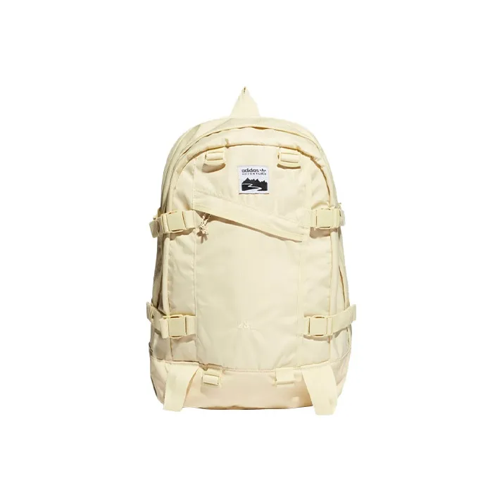 Adidas Originals Полиэстер Рюкзак Унисекс Бежевый Желтый