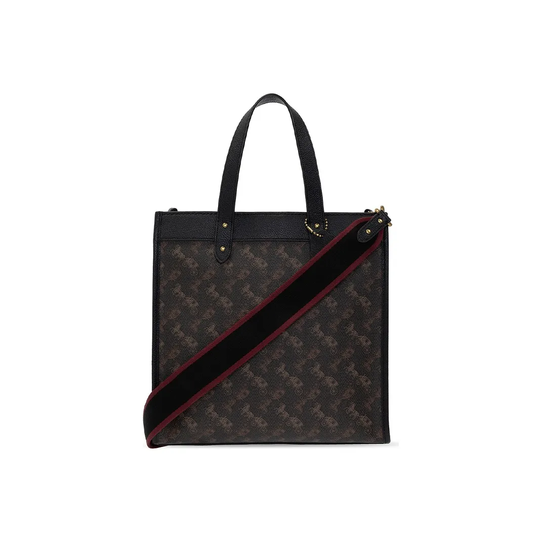 Coach Field Horse And Carriage Print Tote Bag