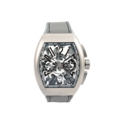FRANCK MULLER Автоматический Механический Movement Мужские YACHTING VANGUARD Часы 44 мм Серебряные