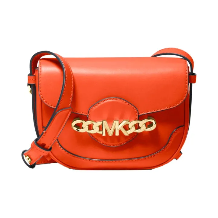 MICHAEL KORS MICHAEL KORS Luggage Collection Кожа Сумка через плечо Мини Женская Оранжевая Красная