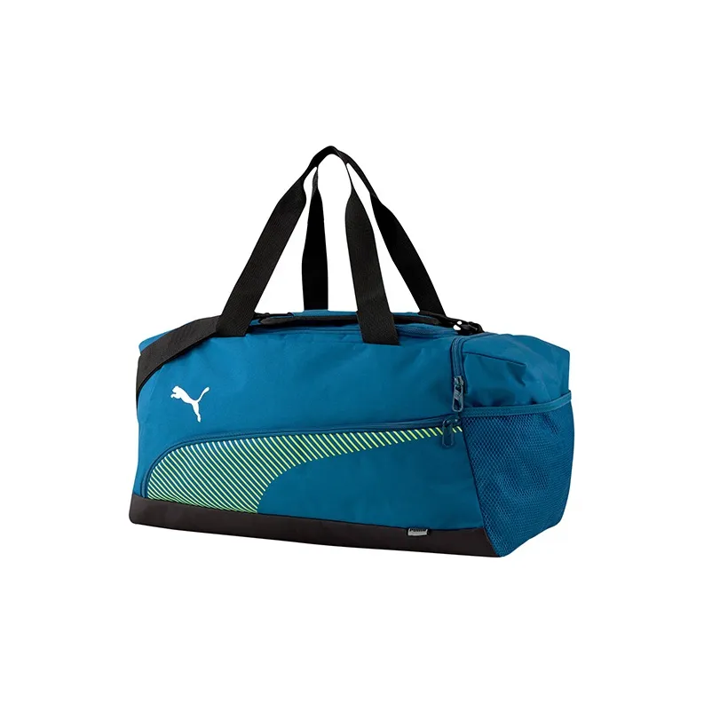 PUMA Fabric Travel Bag, Portable, One Shoulder, Crossbody, Gym Bag Unisex Dark Blue