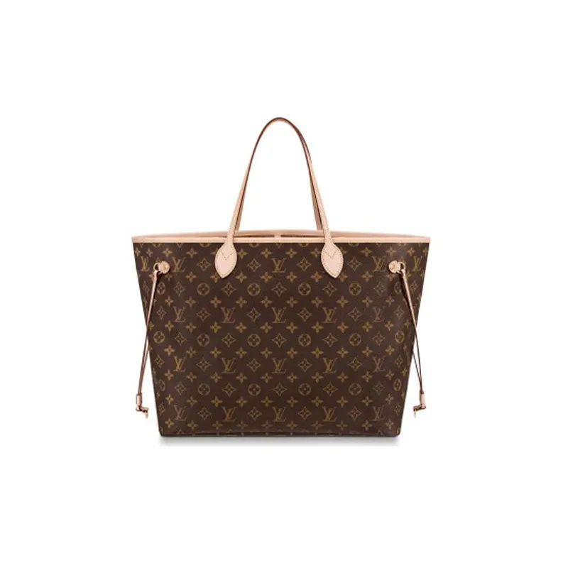 LOUIS VUITTON NEVERFULL Coated Canvas With Leather Combo Bag, Tote Bag, Shopping Bag, Handbag, Shoulder Bag Women's