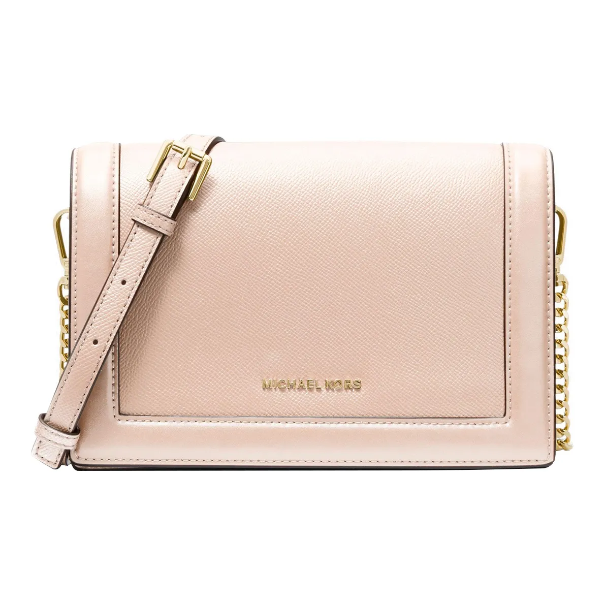 MICHAEL KORS Jet Set Кожа Сумка через плечо Большая Женская Мягкая Розовая