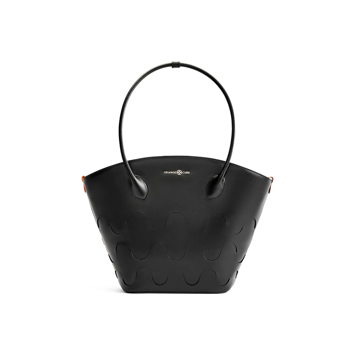 ORANGE CUBE Коровья кожа Тоут Сумка Сумка для покупок Сумка Сумка через плечо Стандартная Женская Многоцветная