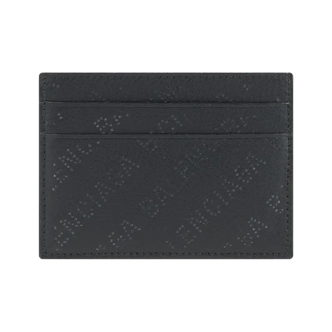 Balenciaga Коровья кожа Держатель для карт Держатель для карт Мужской Черный