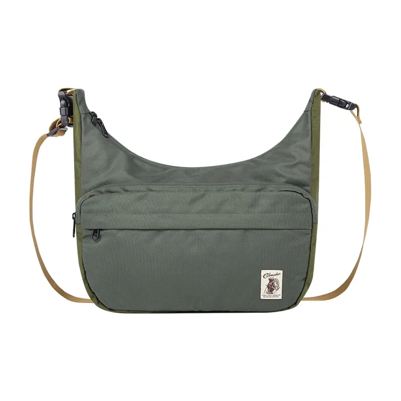 COBMASTER Полиэстер Полумесяц Сумка Хобо Сумка Портативная Сумка через плечо Стандартная Унисекс Темно-зеленый Бежевый Черный