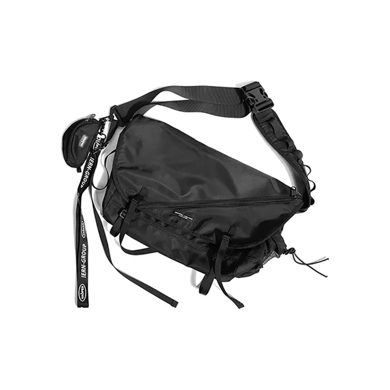 VAOPER Nylon Messenger Bag, Shoulder Bag, Crossbody Bag Tubas Men's Black