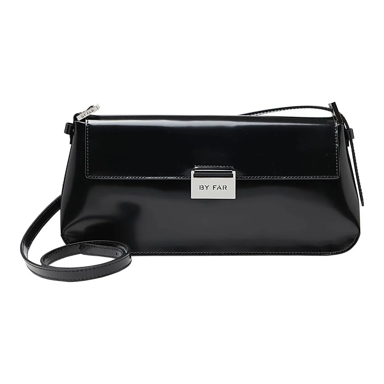 By Far Matilda Logo Plaque Shoulder Bag
