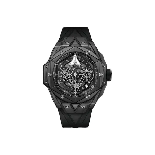 HUBLOT Автоматический Механический Movement Мужские Часы BIG BANG 45 мм с Вырезом