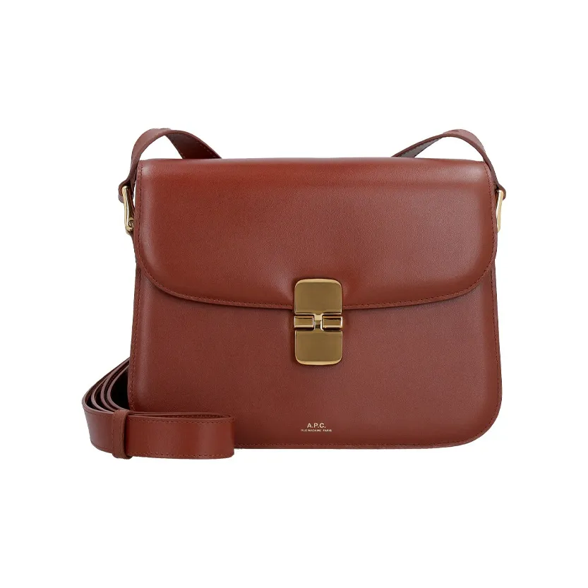 A.P.C . Grace Foldover Shoulder Bag