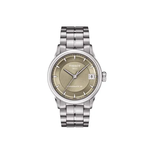 Tissot Автоматический Механический Movement Женские Часы 33 мм Кофе