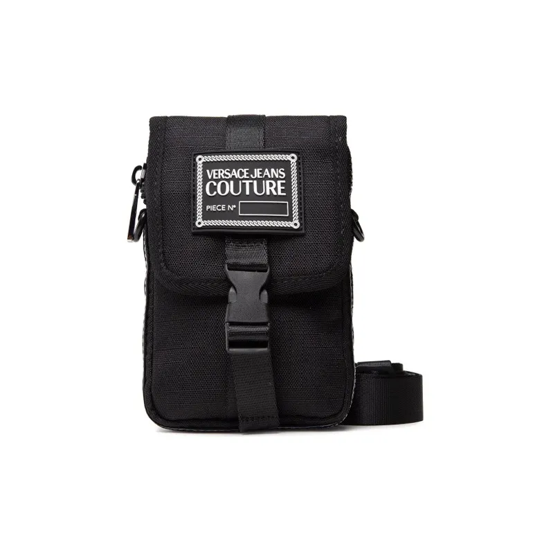 VERSACE JEANS COUTURE Ткань Одно плечо Camera Сумка Сумка через плечо Обычный Мужской Черный