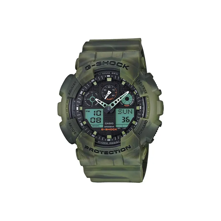 CASIO G-Shock Кварцевый механизм Часы Мужские Черный циферблат