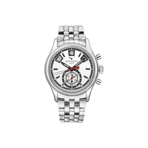 PATEK PHILIPPE Автоматический Механический Movement Мужские Часы Complex Function Chronograph Series 40,5mm*40,5mm*13,55mm Белые