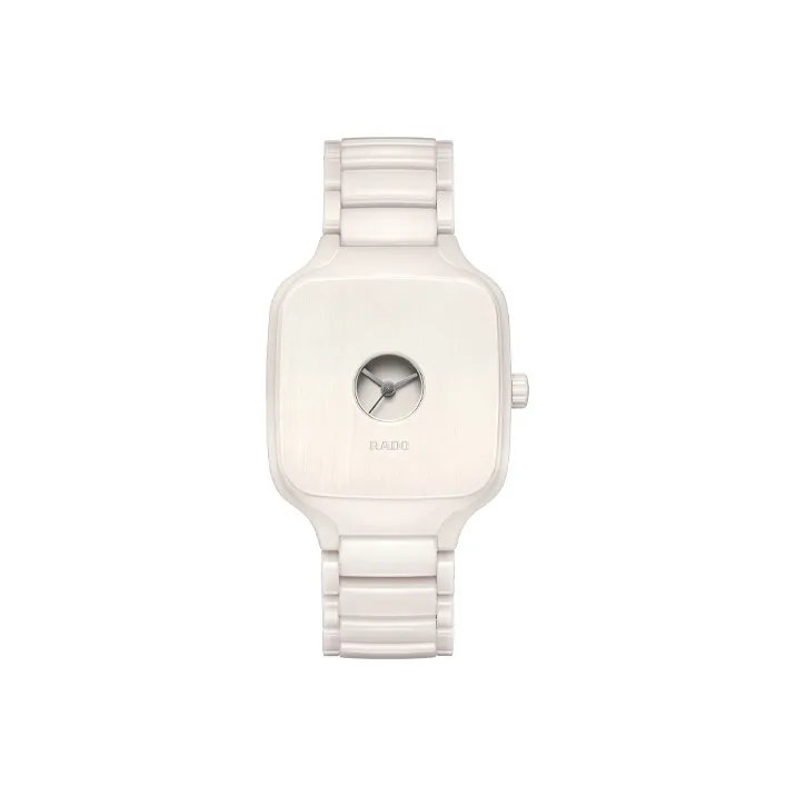 RADO Realme Collection Automatic Mechanical Movement Unisex Watch 38mm White Dial Ceramic Watch Case