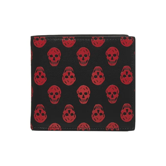 Alexander McQueen Кошелек из коровьей кожи женский черный