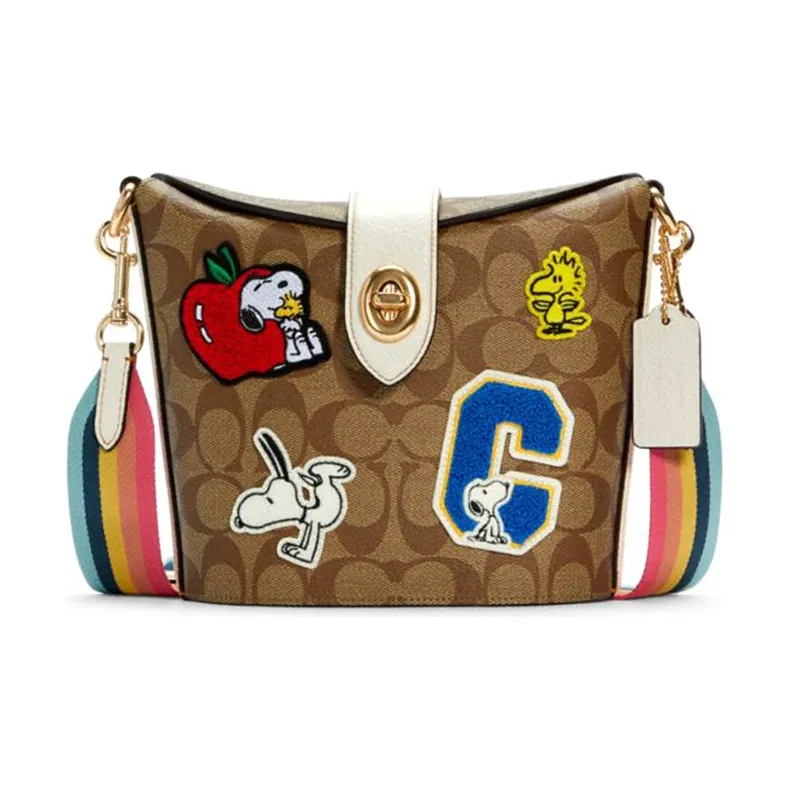Snoopy X Peanuts X COACH Addie Crossbody Bags