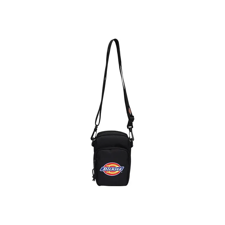 Dickies Polyester Messenger Bag, Crossbody Bag, Shoulder Bag Unisex Black White Checkerboard
