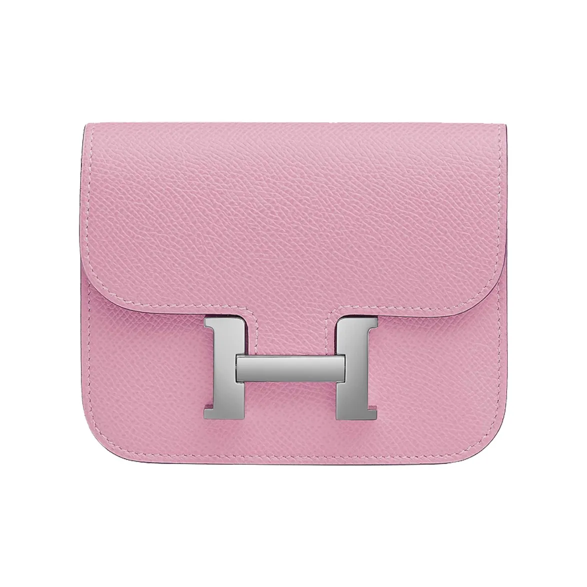 HERMES Calfskin Clutch Wallet Fanny Pack Women's Brocade Gourd Purple