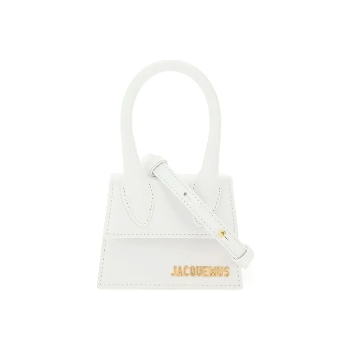 Jacquemus Le Chiquito Leather Shoulder Bag, Handbag Women's White